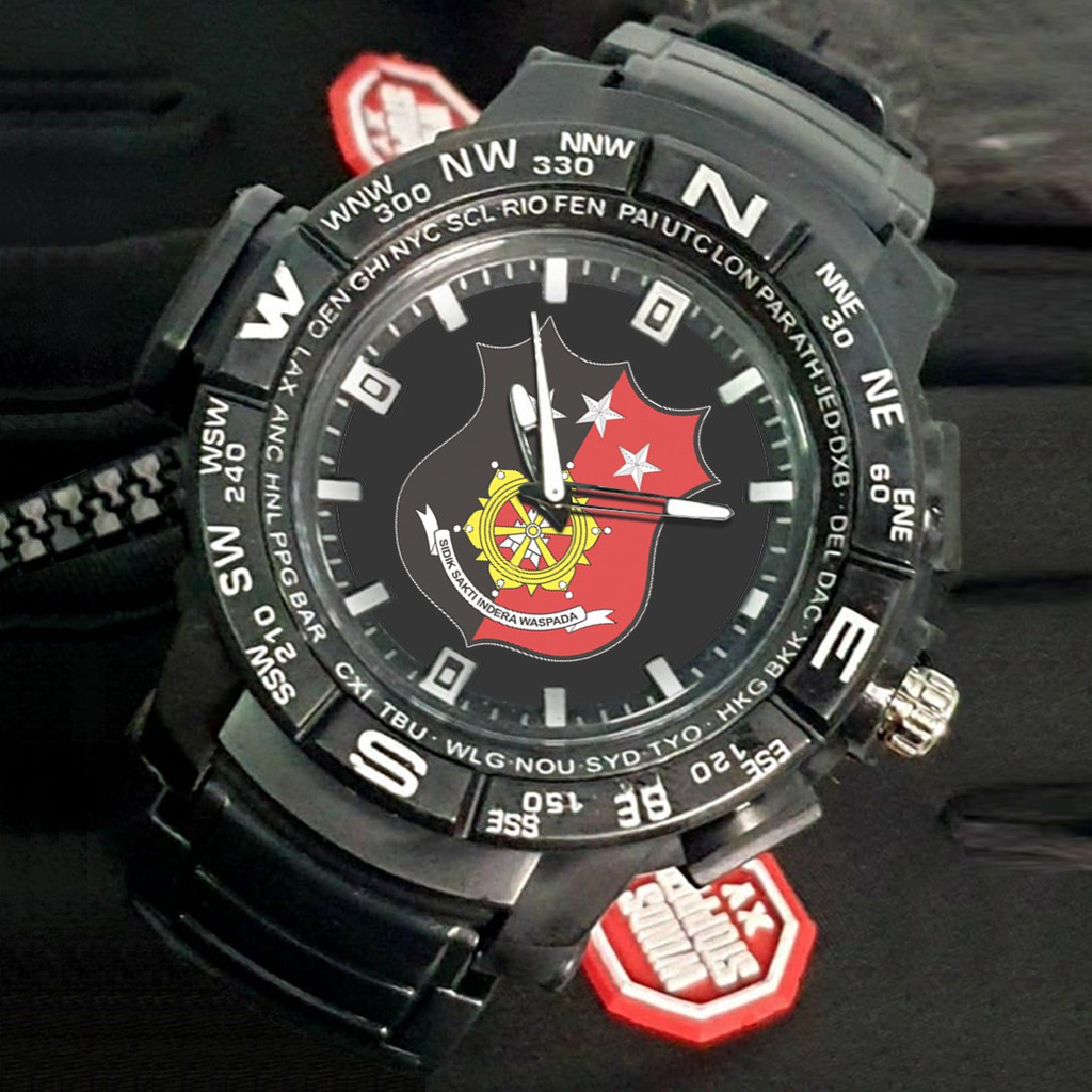 (EXCLUSIVE) Jam Tangan LOGO POLRI / SIDIK SAKTI INDERA WASPADA Sport Bagus