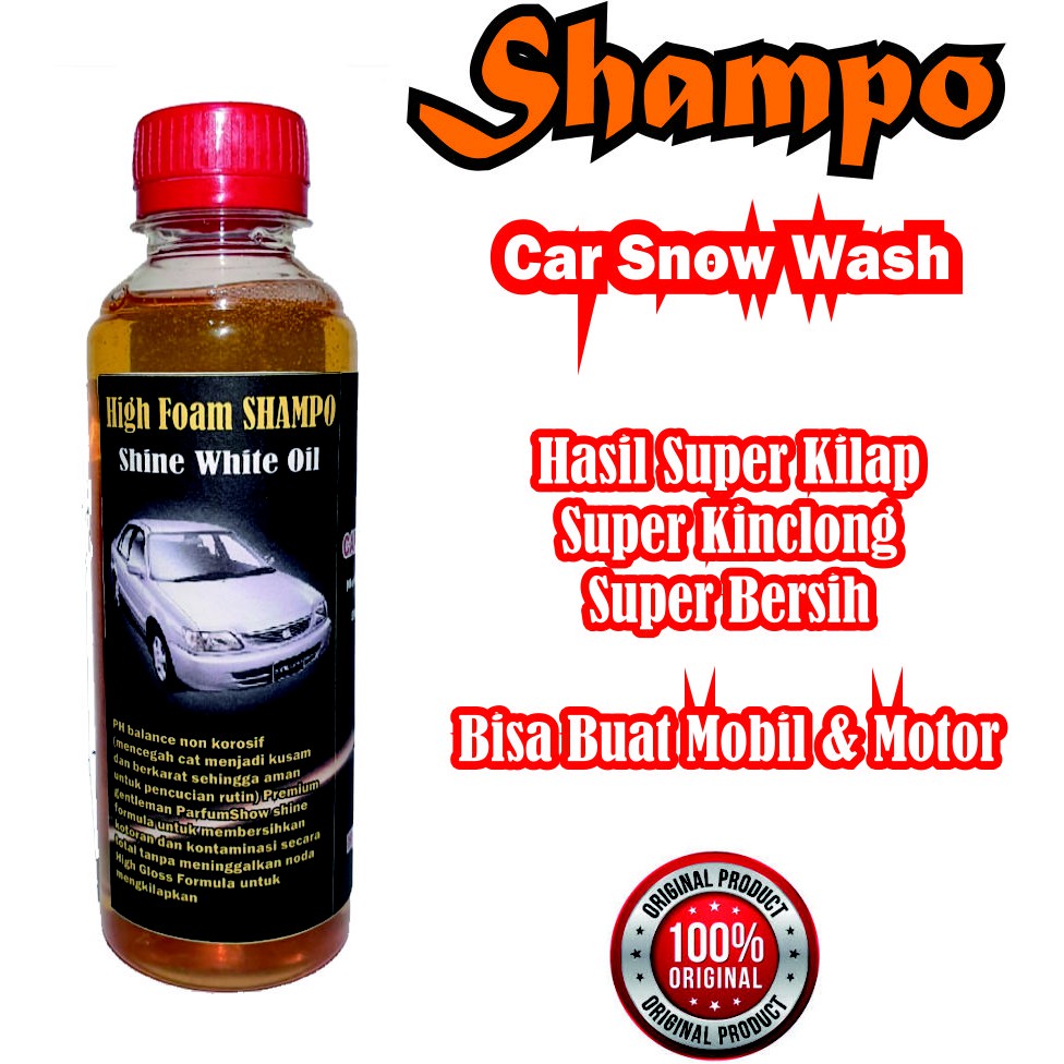 Shampo cuci salju / shampo cuci mobil / shampo cuci motor