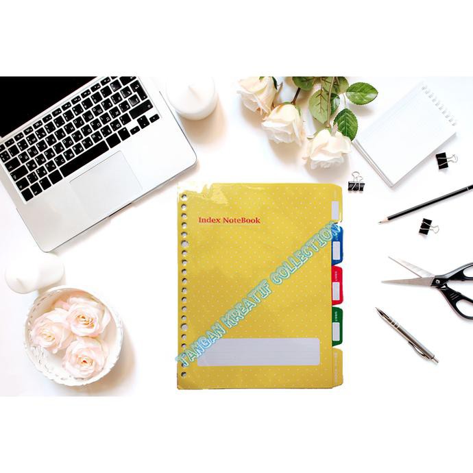 

BEST SELLER Pembatas Binder Kertas Polkadot Kuning Isi 5 TERJAMIN