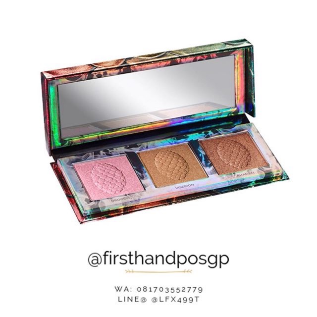 Mother of dragons highlighter palette urban decay x game of thrones