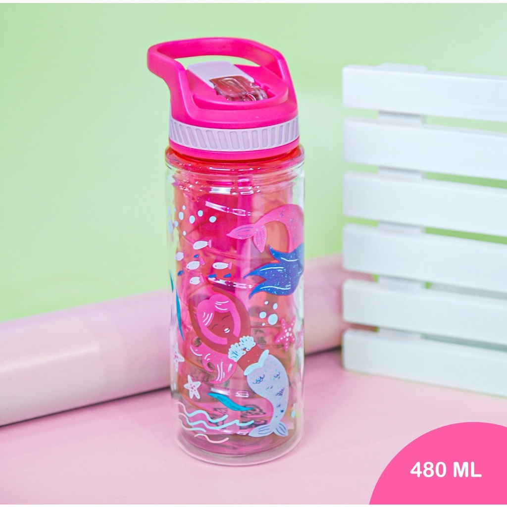 ORIGINAL COOL GEAR BOTOL MINUM SEDOTAN DOUBLE WALL 480ml 6844