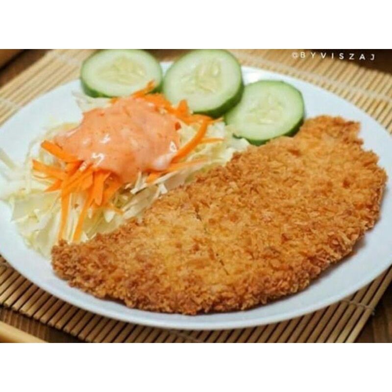 

ChickenKatsu Frozen HomeMade - Ukuran LARGE. Tanpa Pengawet 100% Halal-Isi 6 Pcs