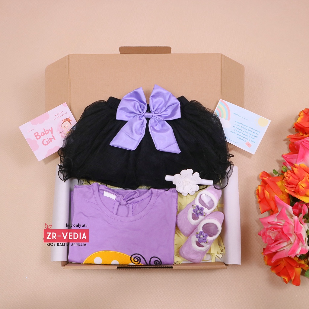 [SWEETIE] Hampers Set Baby Girl 3-18 Month / Hadiah Kado Lahiran Perempuan Baby Dres New Born Bulan