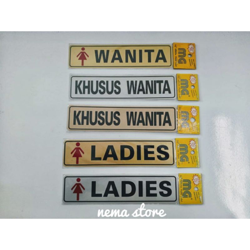 

GM STIKER WANITA/STICKER LADIES