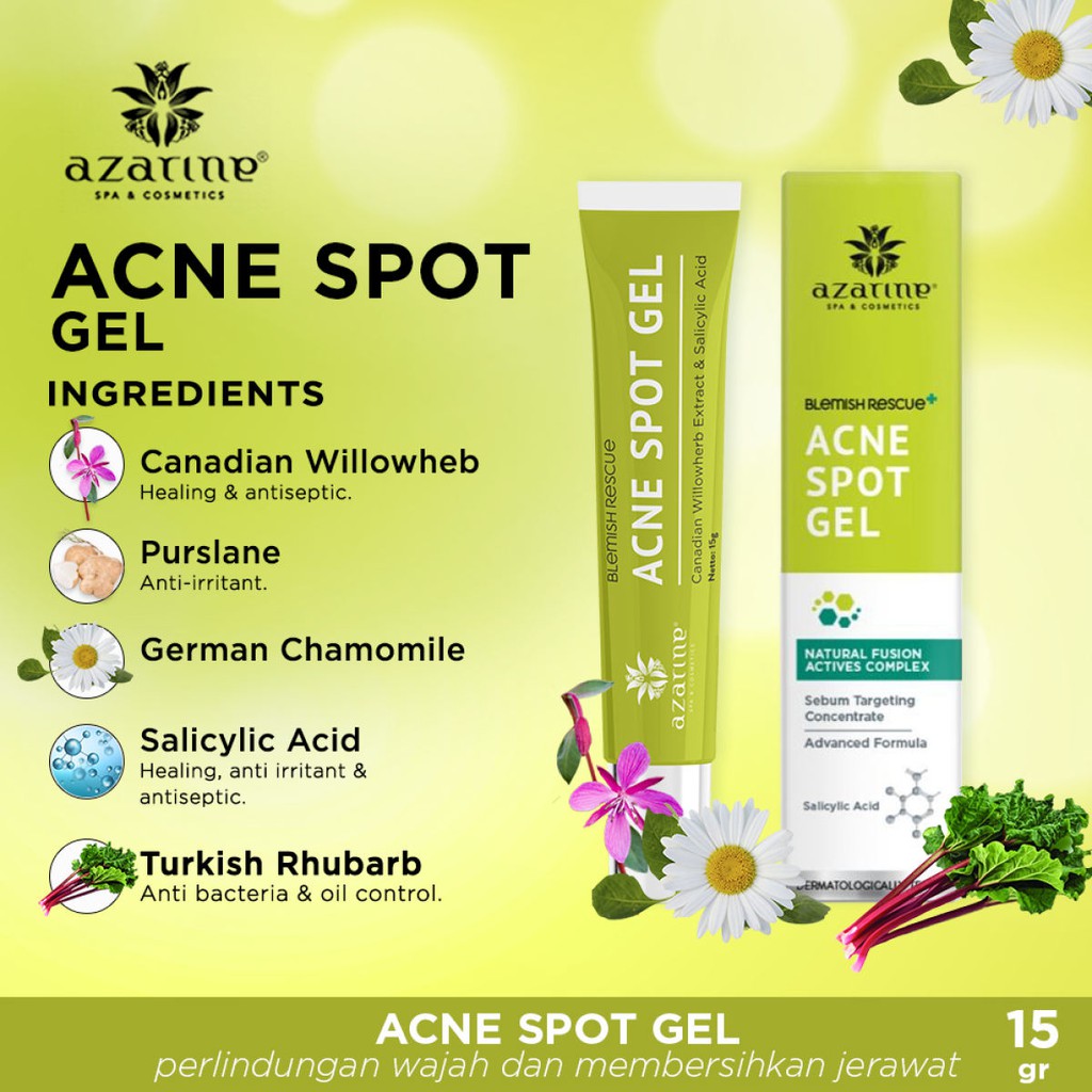 Azarine Acne Spot Gel | Shopee Indonesia