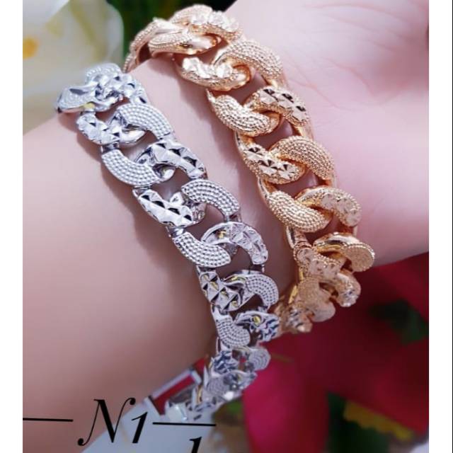 Gelang xuping lapis emas 18k