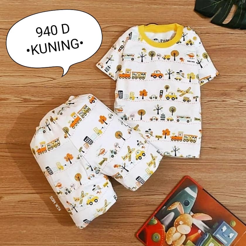 Klik Mds Baju Bayi Anak Laki-laki Baju Rumahan Kode 940D Ukuran 1-2-3 Usia 6 Bulan-24 Bulan