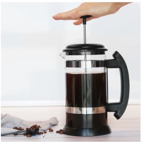 [TOSERBA_EMAK] - i Cafilas French Press Coffee Maker Pot 1 Liter - T35068 - Black