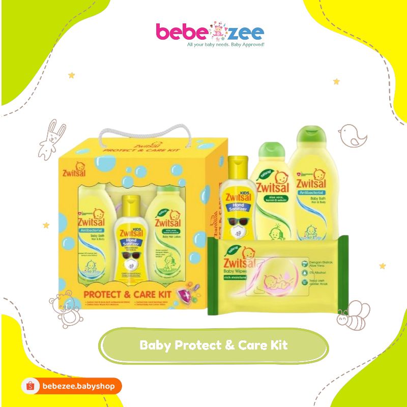 Zwitsal Baby Protect& Care Kit - Hampers Bayi / paket perlengkapan mandi bayi / sabun / sampoo