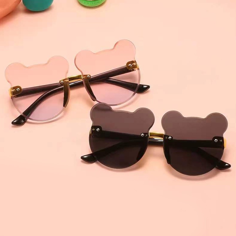 Kacamata Hitam Anak-Anak Bear Shape Gaya Korea Sunglasses Kids