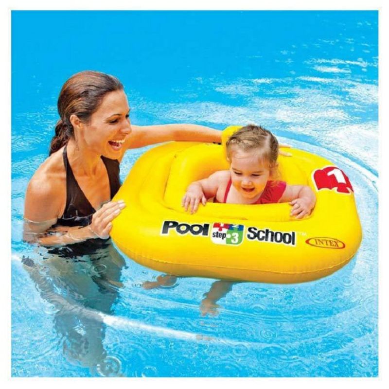 DELUXE BABY FLOAT POOL SCHOOL 79cm Intex 56587 ban renang celana Pelampung Anak