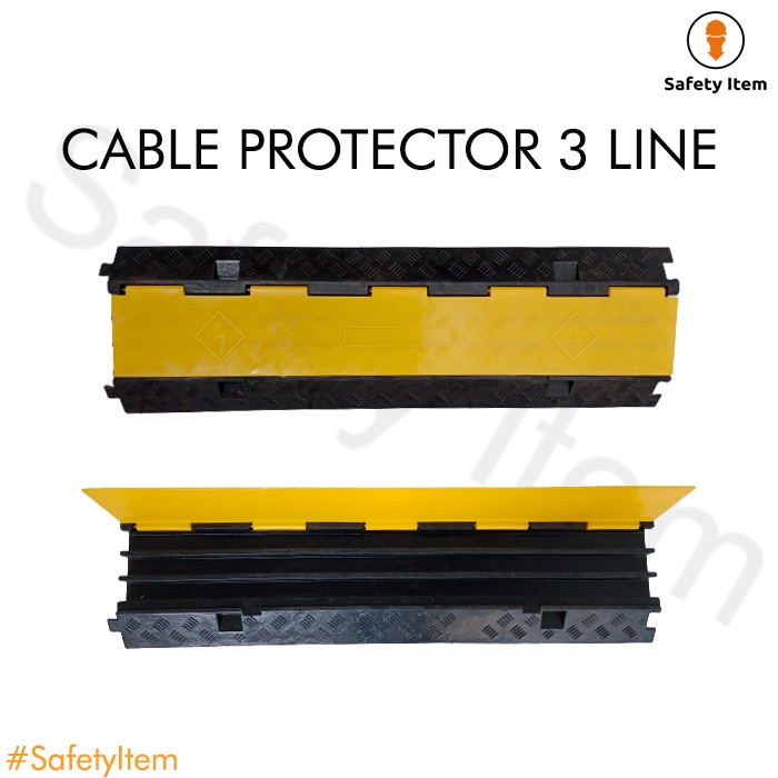 Cable Protector 3 Line / Speed Bump Cable Protector 3 Channel / Polisi Tidur Pelindung Kabel