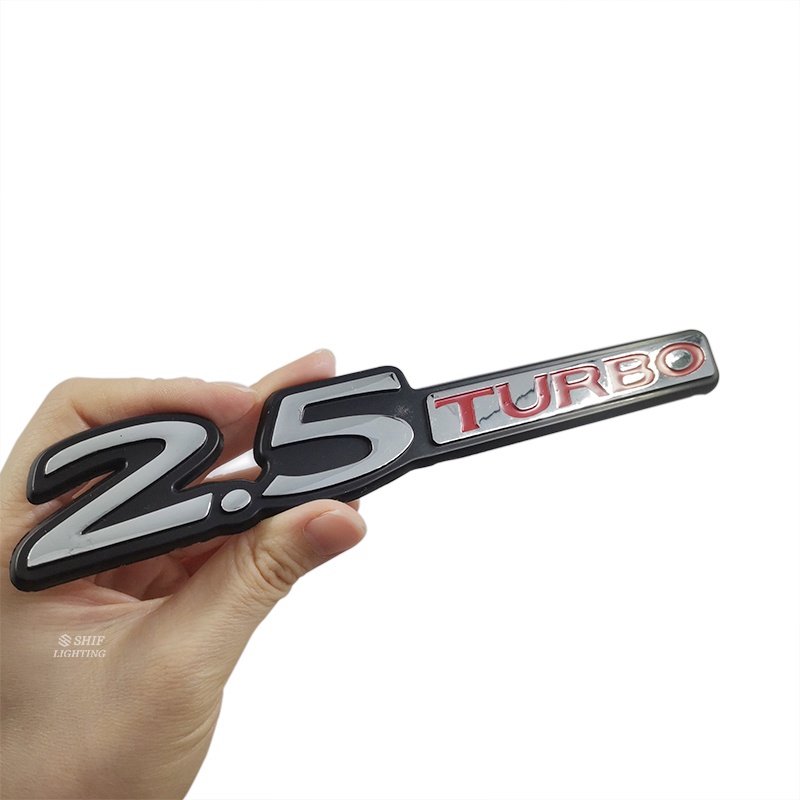 1pc Stiker Emblem / Badge Tulisan 3.5 &quot;Pengganti Bahan ABS Untuk Belakang Mobil 3.0 3.5&quot;