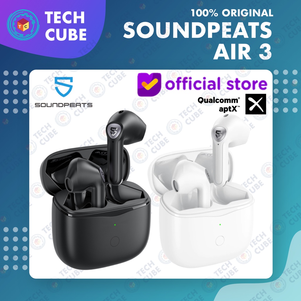 SoundPEATS Air3 / Air 3 TWS APTX Wireless Earphone Earbuds Bluetooth Alt Trueair 2