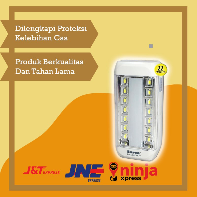 Lampu Emergency Darurat Charger Cas LED Camping Awet Dan Tahan Lama Murah Bergaransi