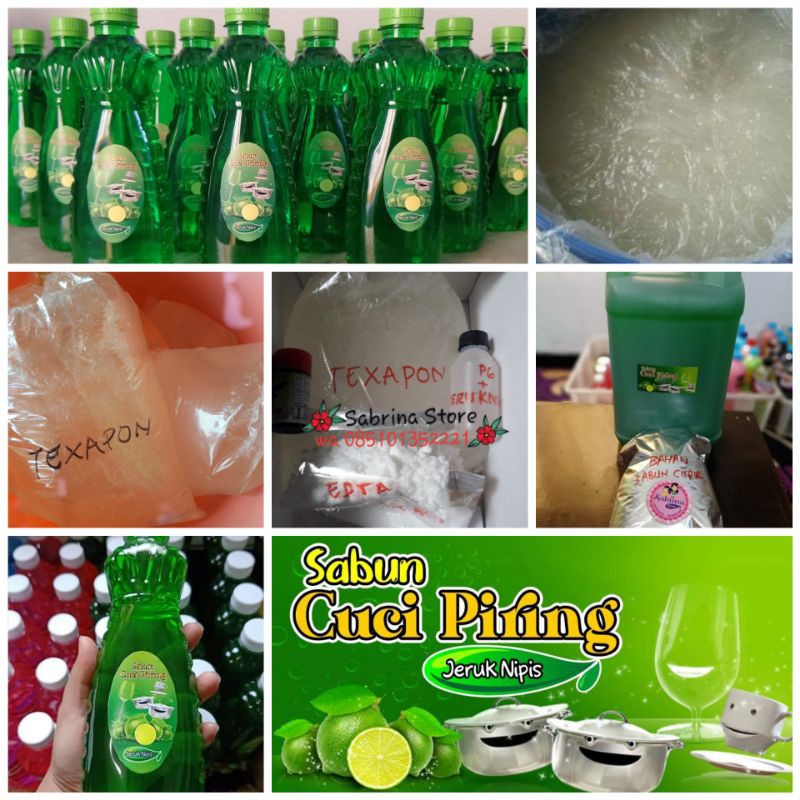 BAHAN SABUN CUCI PIRING