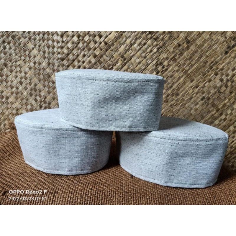 PECI KANVAS KOPYAH SONGKOK MOTIF GONI - ORIGINAL