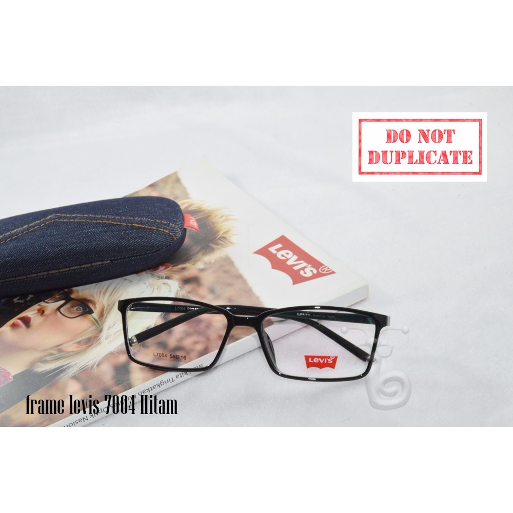Frame Kacamata baca / Plus / Minus / Silinder Levis 7004 Hitam