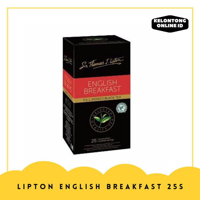 

(BISA COD) Lipton Teh Celup English Breakfast - Isi 25 Sachet x 2.4gr BOOM SALE Kode 1452