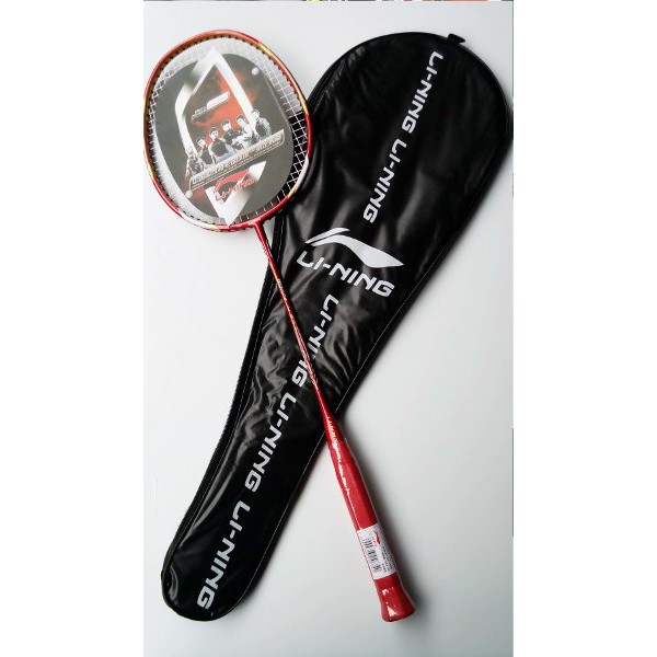 Raket Badminton Lining Woods N90 II Red Chrome / Raket Bulutangkis Lin BO1239 CN BAT