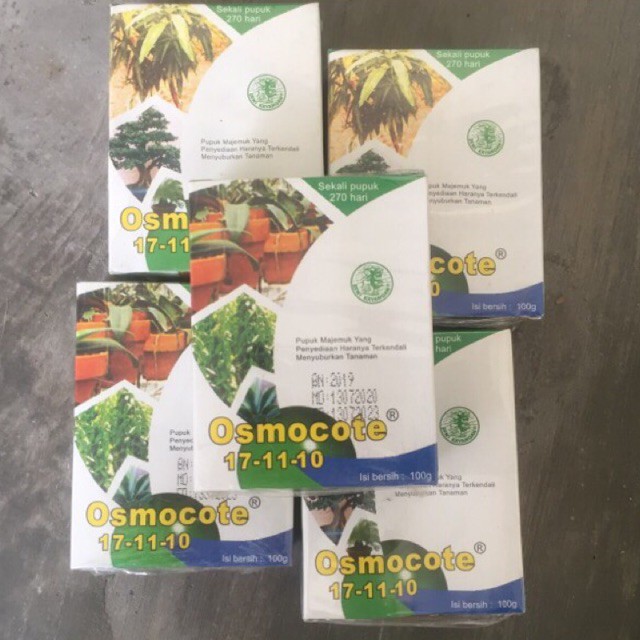 Pupuk Dekastar Daun - Pupuk Osmocote 17-11-10 100gram