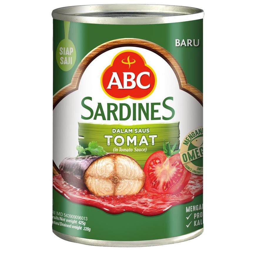 

Model Baru<,.ken-853 ABC Sarden Saus Tomat 425 g - Multi Pack 3 pcs