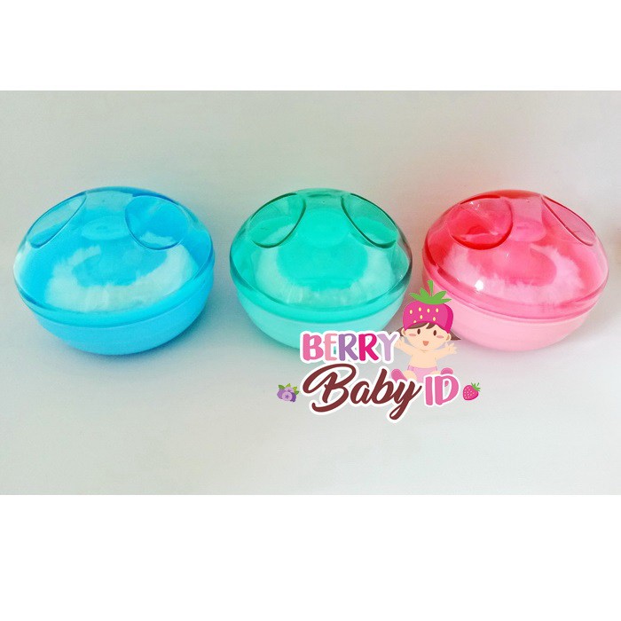 Ninio Tempat Bedak Bayi Powder Case Deluxe Berry Mart