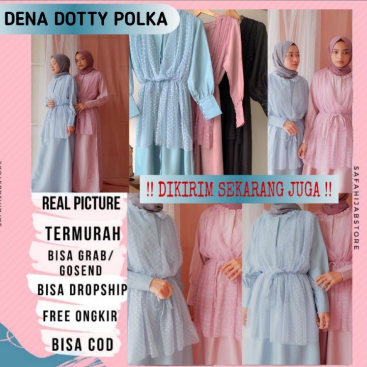 DENA DOTTY POLKA DRESS