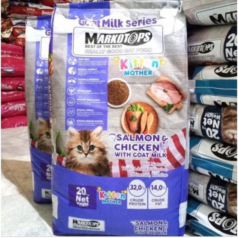 makanan kucing markotop kitten 20 kg Grab/Gojek