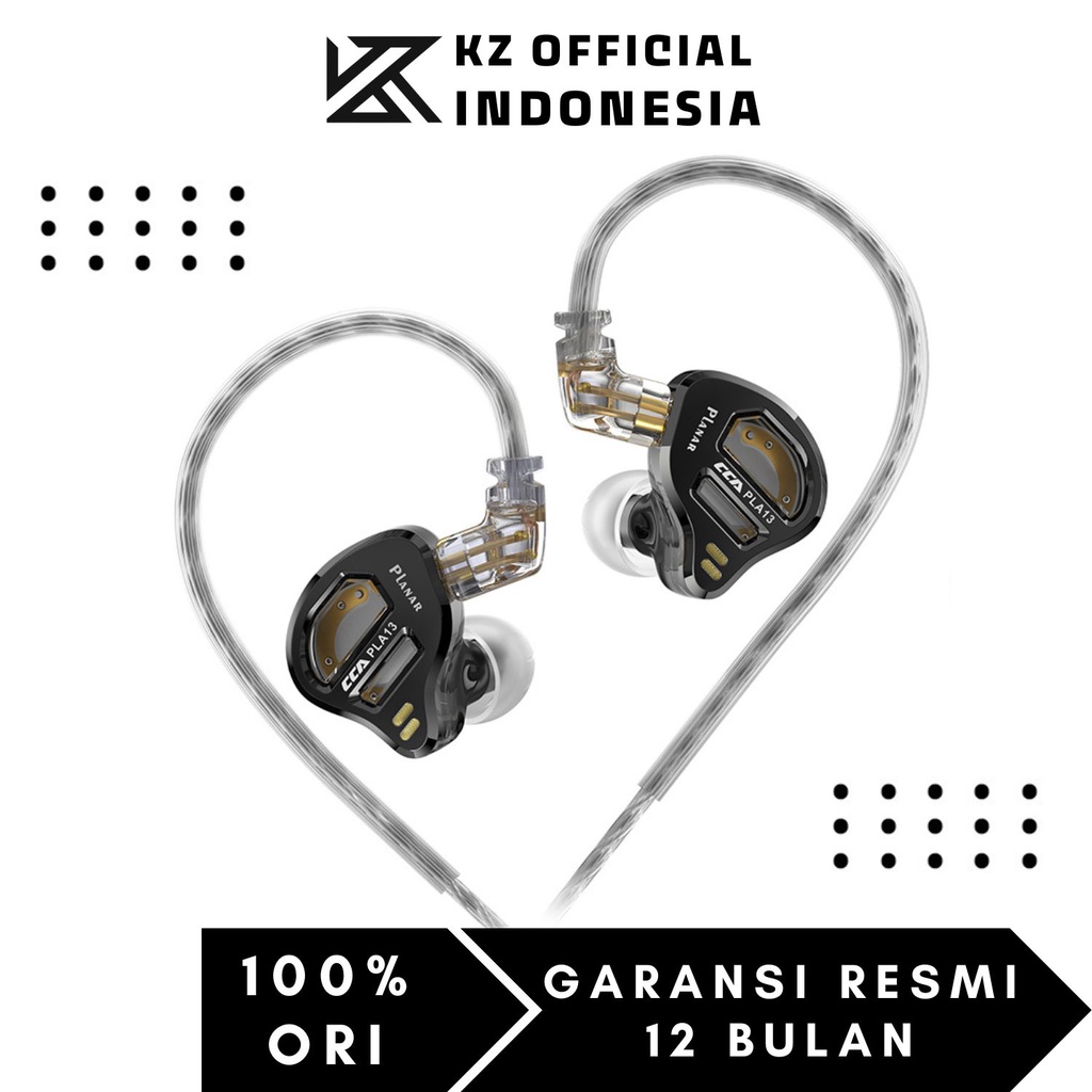 CCA PLA13 Planar Earphone with MIC - Garansi Resmi