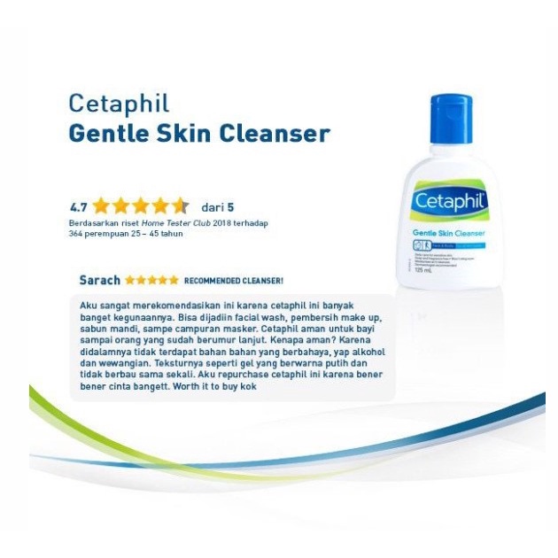 Cetaphil Gentle Skin Cleanser 250ml Sabun Pembersih Muka untuk Skin Care Cocok Untuk Segala Jenis Kulit