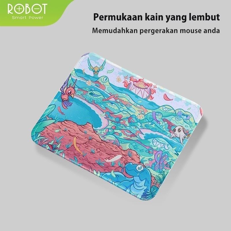 MOUSEPAD ROBOT RP01 SAFARI ANTI SLIP WITH SOFT SURFACE MERK TERKENAL KUALITAS TERJAMIN