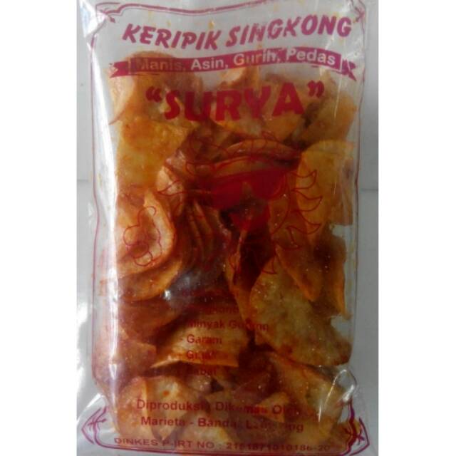 

Keripik Singkong Balado Surya Kecil