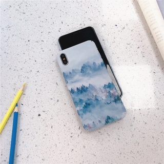 Hard Case Motif Pemandangan Gunung Hutan Untuk Iphone 7 8