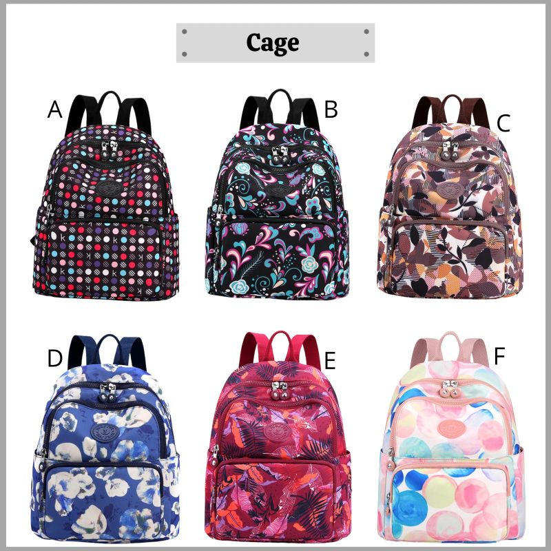 YUESITE CAGE MEDIUM BACKPACK TAS RANSEL SEDANG WANITA CEWEK TRAVEL BAG