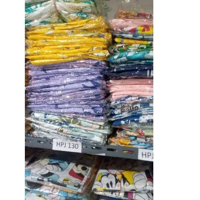 ♫ PIYAMA JUMBO CELANA HOTPANT SET BAJU TIDUR LENGAN PENDEK WANITA BIG SIZE LD 130 ➵