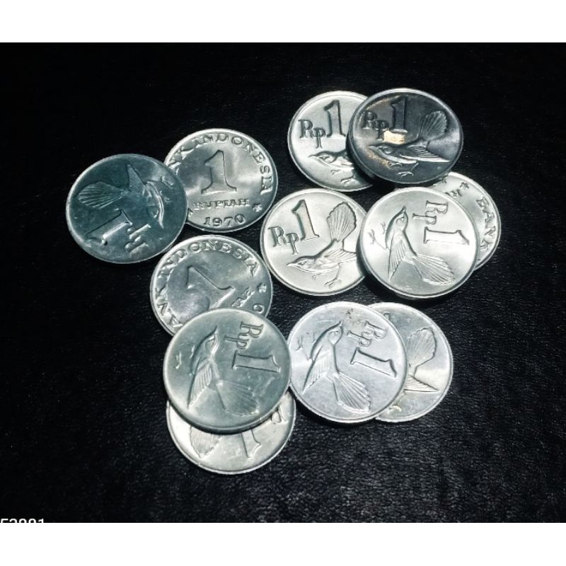 koin mahar 1 rupiah 1970 bukan 5 rupiah bukan 10 rupiah bukan 25 rupiah bukan 50 rupiah bukan 100