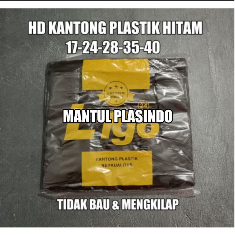 Hd Kantong Plastik / Kresek Tebal Hitam 17, 24,28,35,40