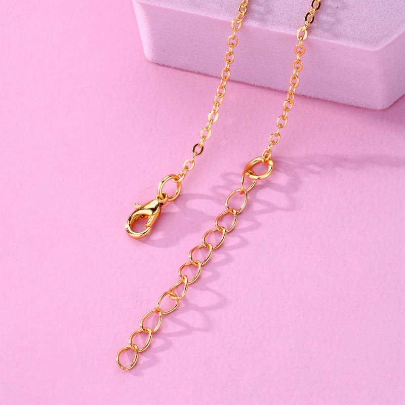 2pcs / Set Kalung Magnetik Bahan Alloy Motif Kartun Love Untuk Hadiah Persahabatan