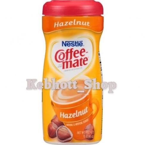 

[[BISA COD]] Nestle Coffee Mate Hazelnut Powder Creamer 15 oz 425,2gr | Canister SPECIAL Kode 1163