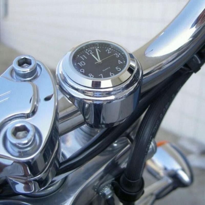 Gs8 Jam untuk Stang Handlebar Motor Anti Air / Waterproof Motorcycle Clock