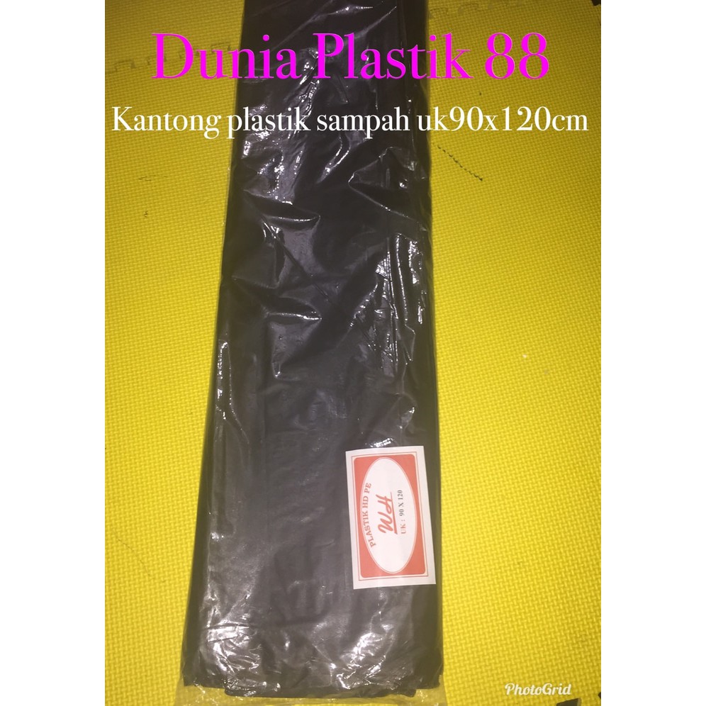 @6pc kantong plastik kresek polibag polybag trash bag SAMPAH 90x120CM