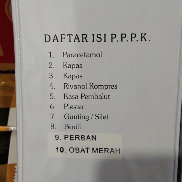 KOTAK P3K PLUS ISI PER SET / KOTAK OBAT PPPK INCLUDE ISI SET GROSIR