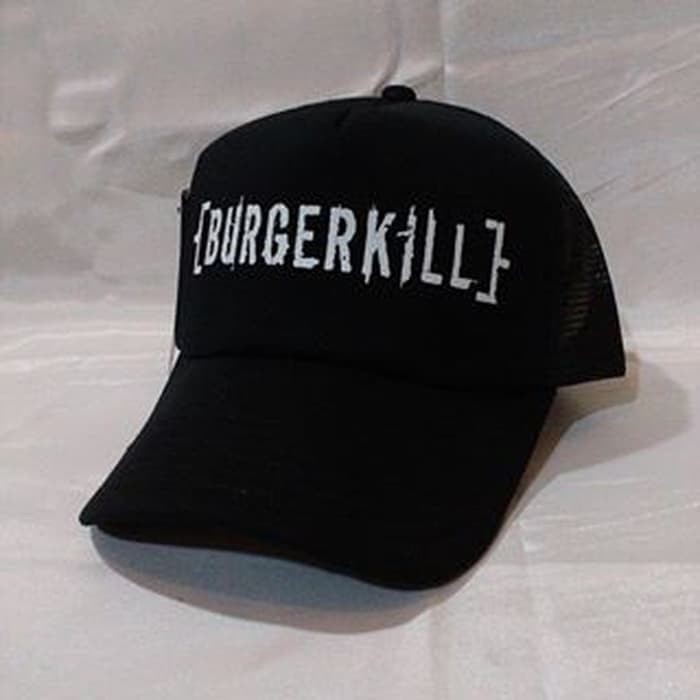 Topi Trucker Jaring Murah Obral Burgerkill Burger Kill Band Metal