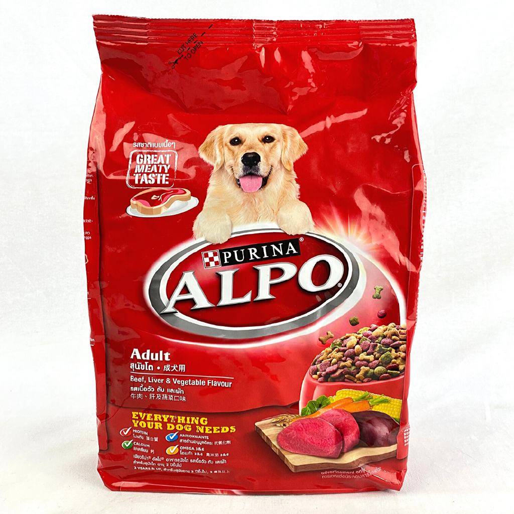 

ALPO Makanan Anjing BEEF Liver and Vegetables 1.5kg