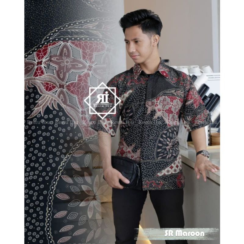 KEMEJA BATIK PRIA/KEMEJA BATIK TANGAN PENDEK/KEMEJA BATIK TERLARIS