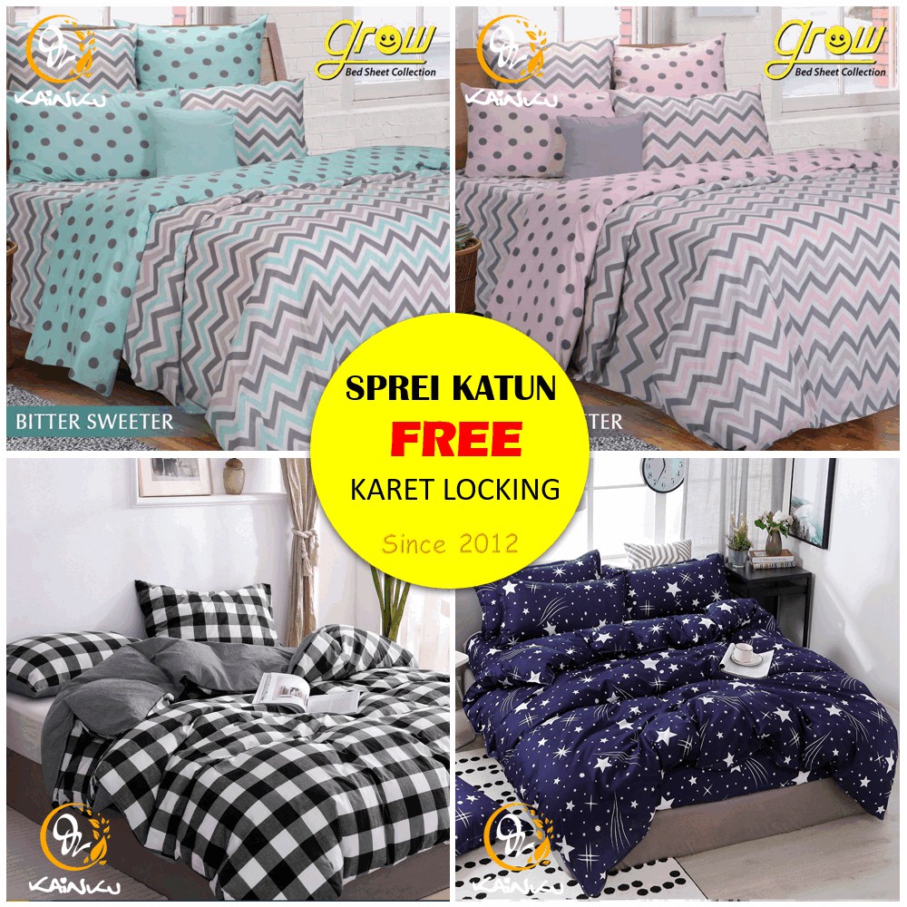 SPREI KATUN ORI Kualitas No 1 Shopee  UKURAN 200x200 180x200 160x200 120x200 90x200