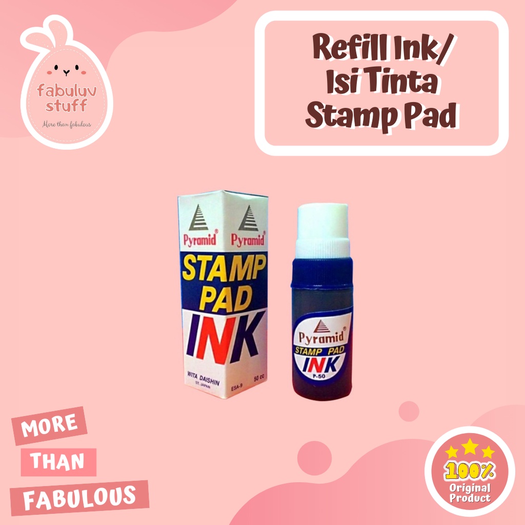 

ATK ~ Isi Refil Tinta Stampel Pad Pyramid