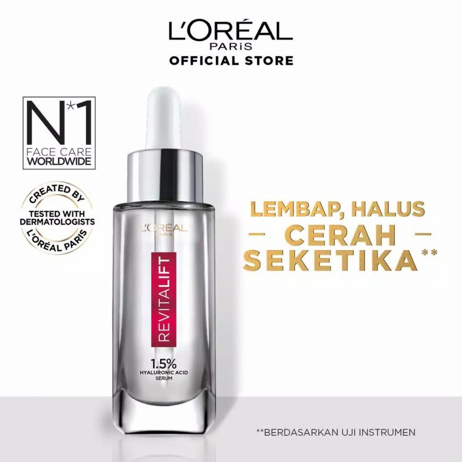 L'Oreal Paris Revitalift Serum Radiance Booster Kit Essence Original (Untuk Kulit Lembap dan Glowing)