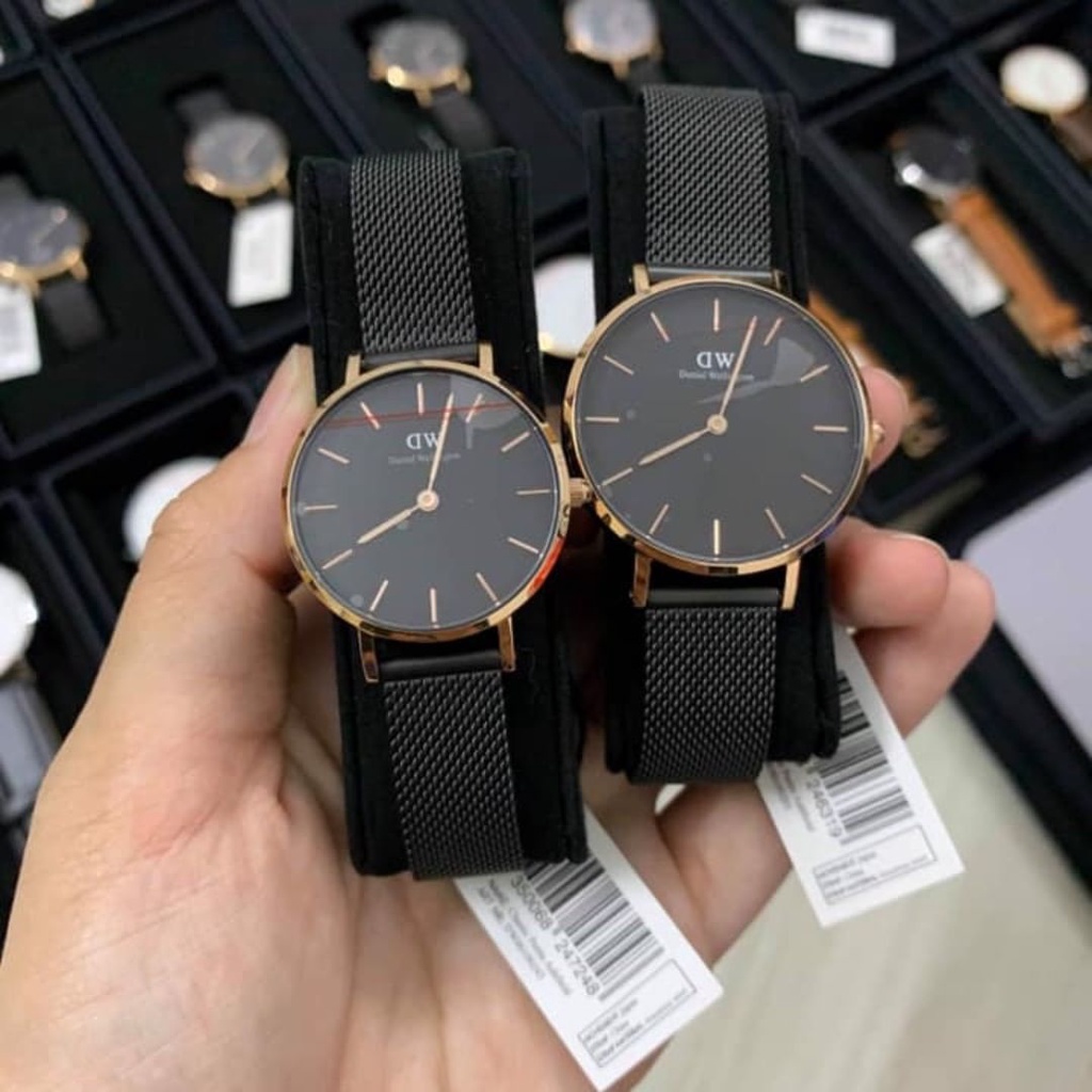 (Original 100% - Garansi 2 Thn) Jam Tangan Daniel Wellington Original Wanita Petite Stainless Steel Free Box  Dan Kartu Ucapan / Jam Tangan DW Original